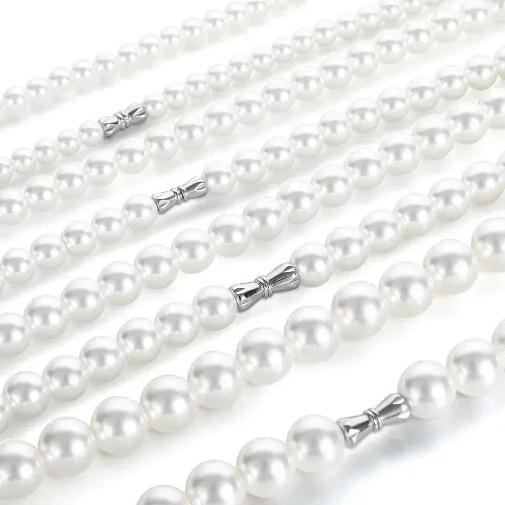 Simple Pearl Necklace for Women | High-End Hip Hop Jewelry | Caratix Jewelry - CaratixJewelry
