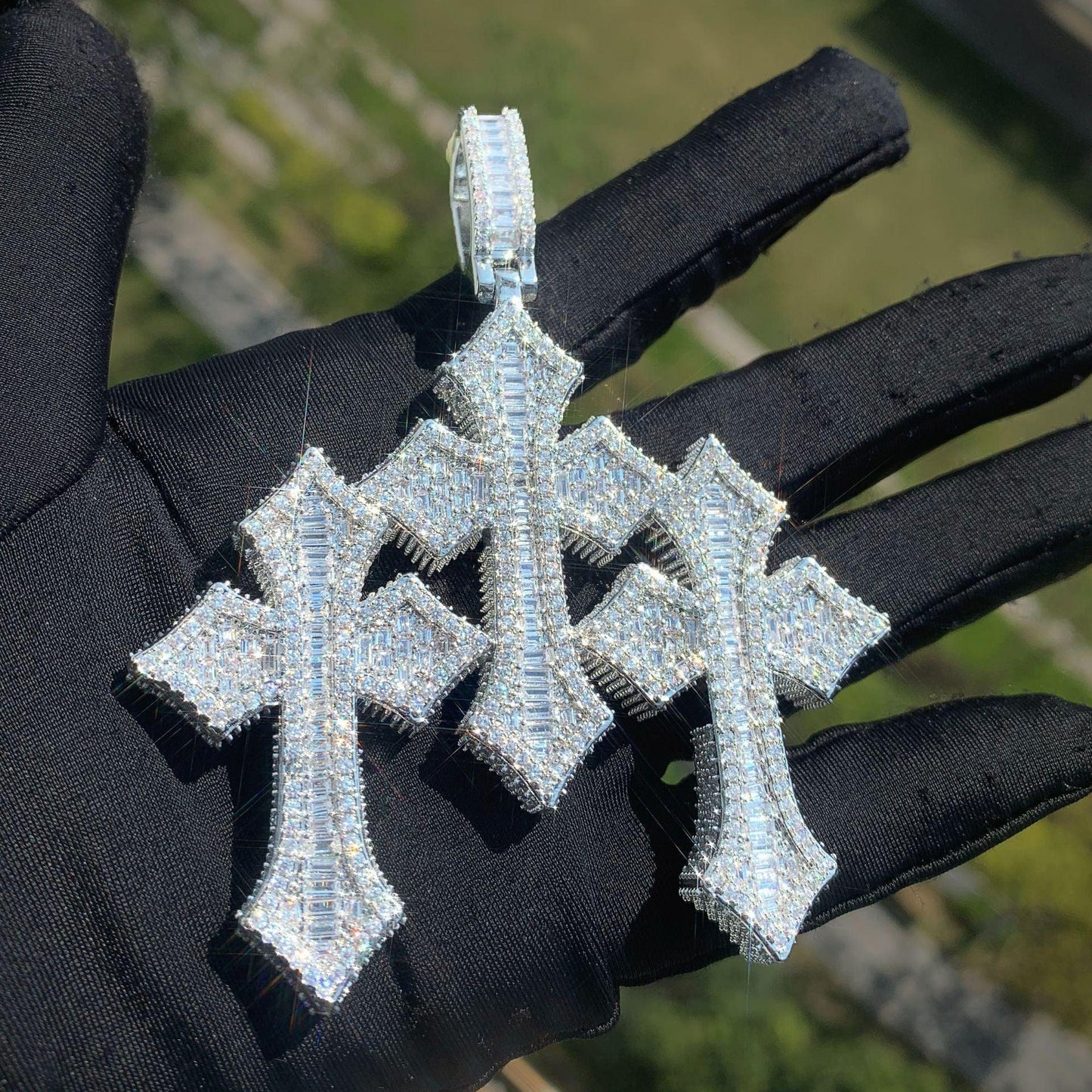 Pendant Necklace | Iced Out Hip Hop Men’s Streetwear Jewelry - CaratixJewelry