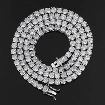 Tennis Chain Necklace with Zircon Stones for Men and Women | High-End Hip Hop Jewelry | Caratix Jewelry - CaratixJewelry