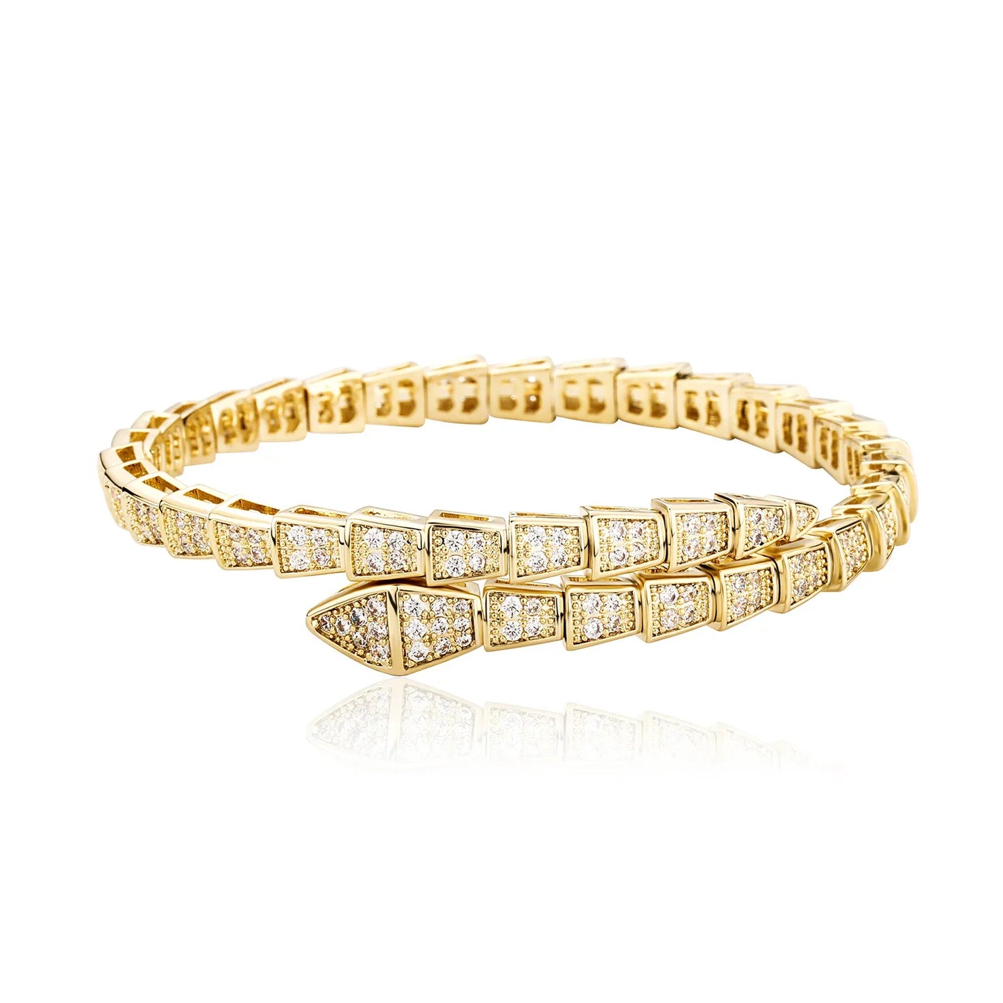 Mechanical Bone Joint Bracelet & Ring Set | Iced Out Skeleton Bling | Caratix