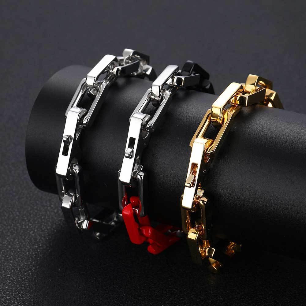 Custom 9mm Bamboo Link Titanium Steel Necklace for Men | Hip Hop Jewelry – Caratix Jewelry - CaratixJewelry