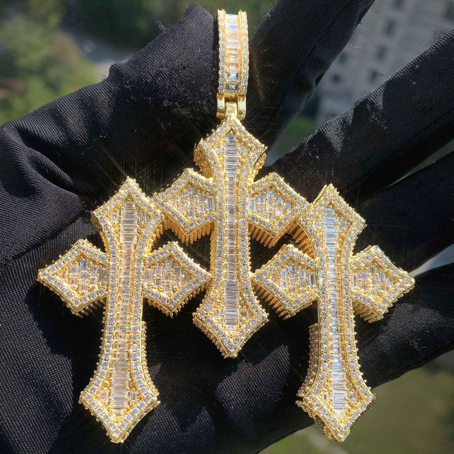 Pendant Necklace | Iced Out Hip Hop Men’s Streetwear Jewelry - CaratixJewelry