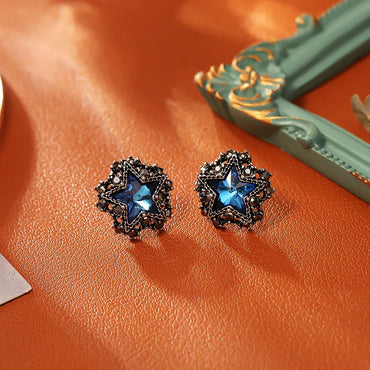 Sweet & Cool Zircon Star Studs - Y2K Punk Aesthetic Jewelry