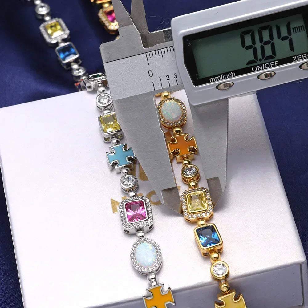 Fully Iced Out Rapper Chain Micro Pave Zircon Hip Hop Jewelry | Caratix Jewelry - CaratixJewelry