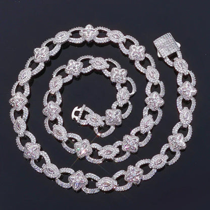 Custom 11mm Infinite 8-Link Necklace | Premium Gold Chain for Rapper | Caratix - CaratixJewelry