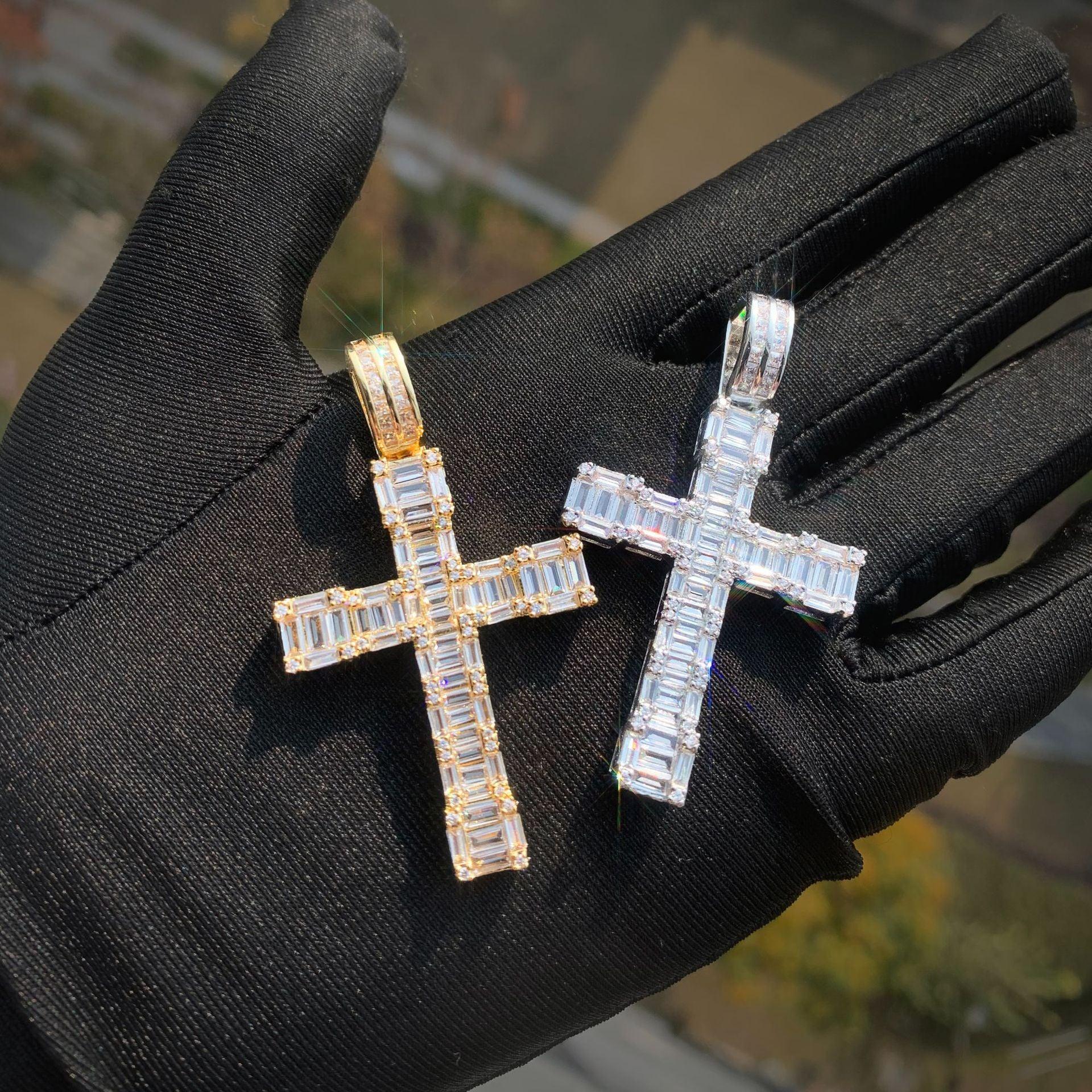 Iced Out Pendant Necklace – Hip Hop Punk CZ - CaratixJewelry