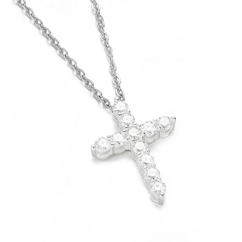 Moissanite Eye & Cross Cuban Link Bracelet – S925 Sterling Silver Iced-Out Hip Hop Streetwear Jewelry - CaratixJewelry