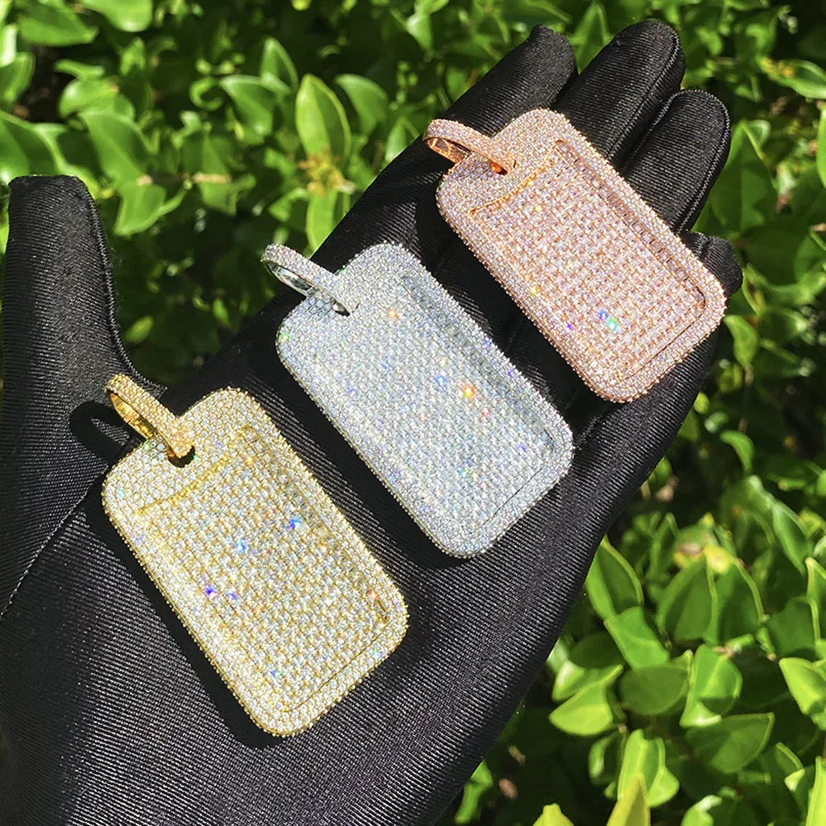 Luxury Heavy Design Iced Out Square Pendant for Men | Niche Creative Hip Hop Rapper Necklace | Full CZ Zircon Block Bling | Senior Sense Jewelry | Caratix - CaratixJewelry
