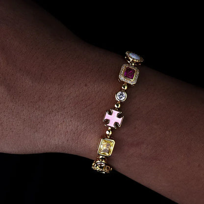 Fully Iced Out Rapper Chain Micro Pave Zircon Hip Hop Jewelry | Caratix Jewelry - CaratixJewelry