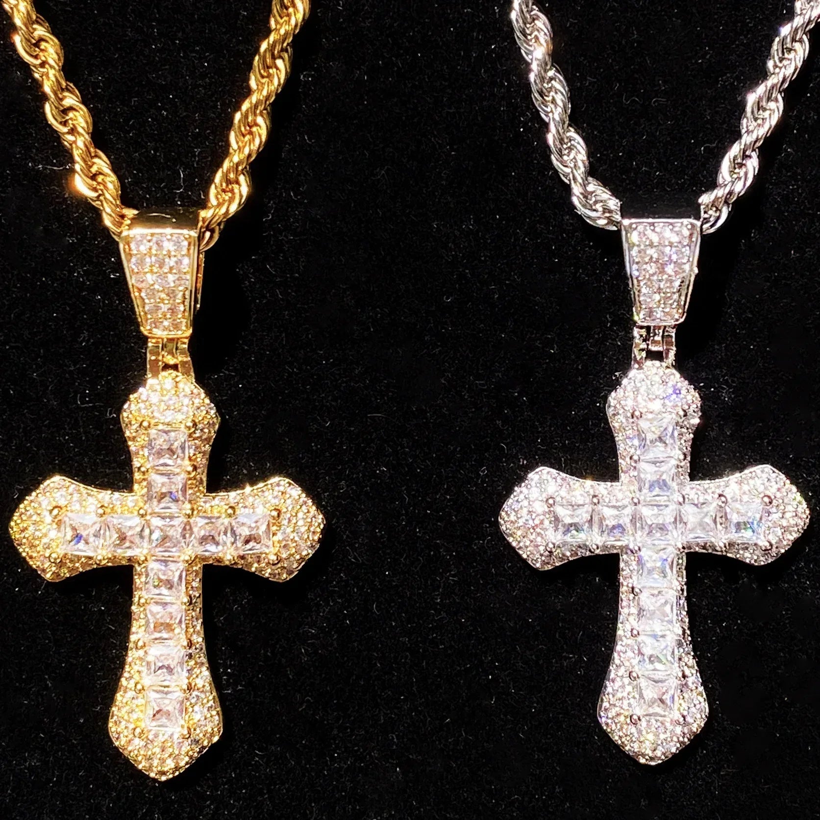 Women's Emerald Cut CZ Necklace | Classy Hip Hop Jewelry | Caratix - CaratixJewelry