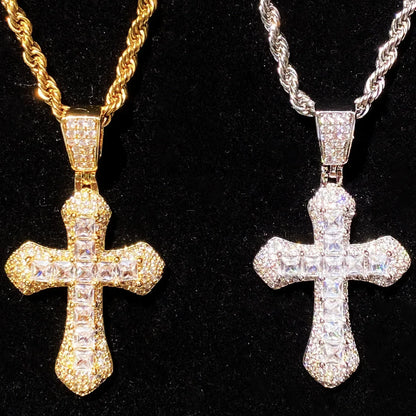 Women's Emerald Cut CZ Necklace | Classy Hip Hop Jewelry | Caratix - CaratixJewelry