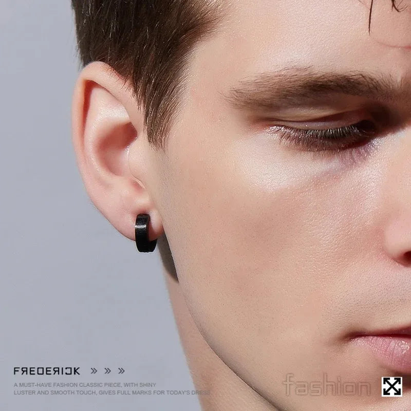 Premium Mens Magnetic Studs - Minimalist Non-Pierced Earrings