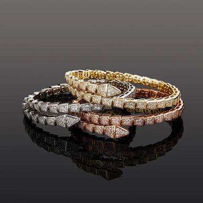 Mechanical Bone Joint Bracelet & Ring Set | Iced Out Skeleton Bling | Caratix