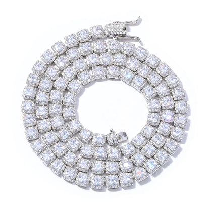 5mm Iced Out Sugar Link Zircon Necklace & Bracelet Hip Hop Jewelry | Caratix - CaratixJewelry