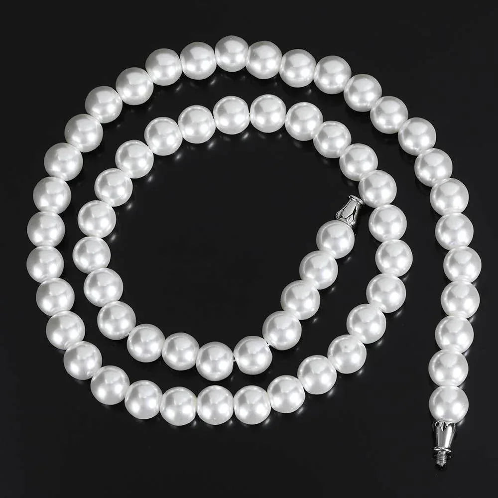 Simple Pearl Necklace for Women | High-End Hip Hop Jewelry | Caratix Jewelry - CaratixJewelry