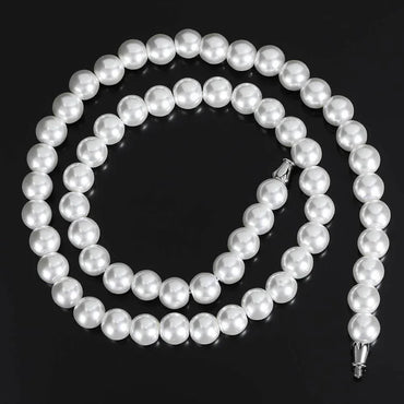 Simple Pearl Necklace for Women | High-End Hip Hop Jewelry | Caratix Jewelry - CaratixJewelry