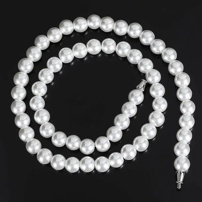 Simple Pearl Necklace for Women | High-End Hip Hop Jewelry | Caratix Jewelry - CaratixJewelry