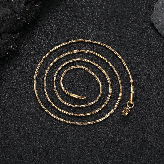 Stainless Steel Snake Chain Necklace Rapper Chain for Men and Women | Caratix Jewelry - CaratixJewelry