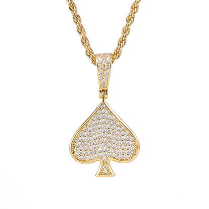 Heart Zircon Custom Chain Pendant Hip Hop Necklace for Men & Women | Caratix Jewelry - CaratixJewelry