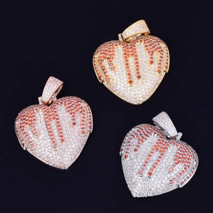 Couples Matching Necklace | Premium Copper CZ Love Jewelry Caratix - CaratixJewelry