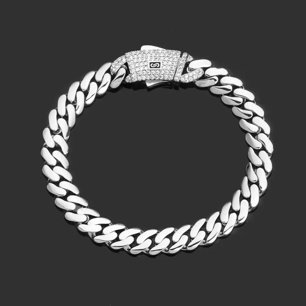 Custom 14K Gold Cuban Chain Bracelet for Men | Caratix Jewelry - CaratixJewelry