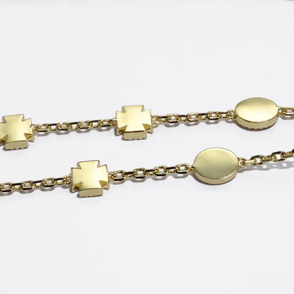 Custom Opal Cross Necklace | Light Luxury Bling Jewelry | Men's Hip Hop Pendant | Caratix - CaratixJewelry