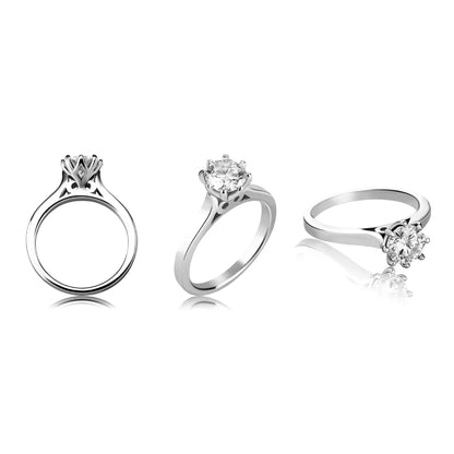 D Color VVS1 Moissanite Ring | S925 Sterling Silver | Caratix