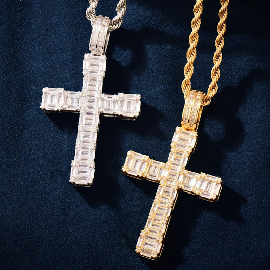 Iced Out Pendant Necklace – Hip Hop Punk CZ - CaratixJewelry