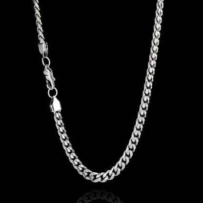 Snake Head Cuban Chain Necklace with Box Clasp 18K Gold Plated for Men | Caratix Jewelry - CaratixJewelry