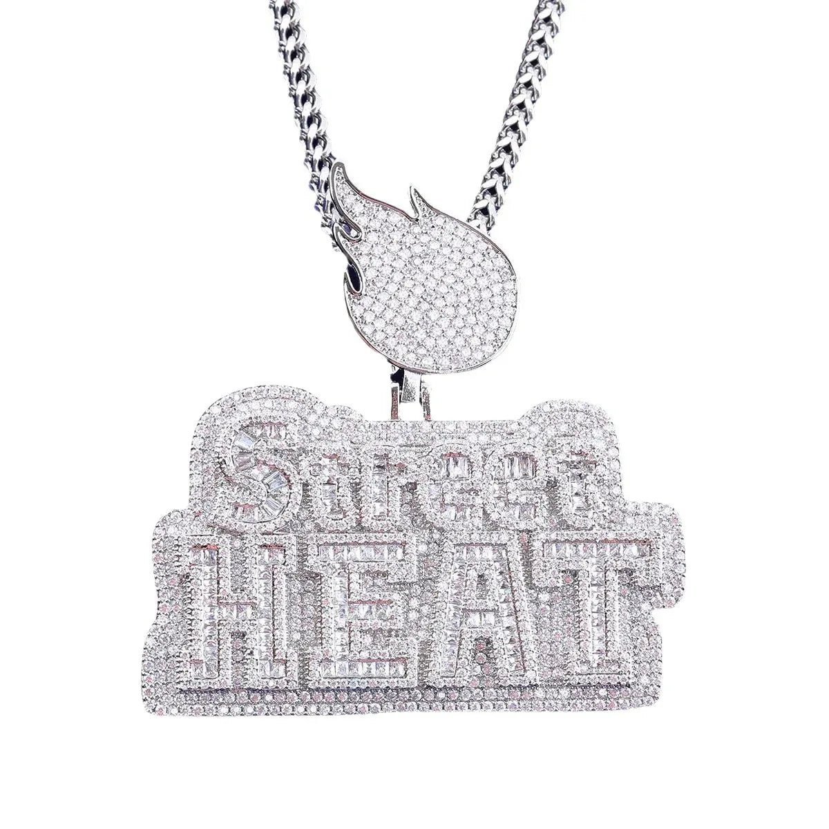 Women's Urban Graffiti Word Necklace | Hip Hop Baddie Jewelry - CaratixJewelry