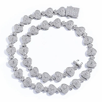 15mm Moissanite Money Bag Cuban Link Chain for Men – S925 Sterling Silver Custom Luxury Hip Hop Necklace - CaratixJewelry