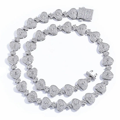 15mm Money Bag Zircon Cuban Chain Hip Hop Necklace - CaratixJewelry