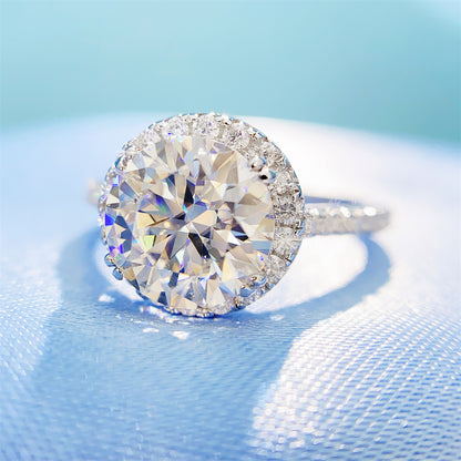 2026 Summer New S925 Silver 3ct Moissanite Ring | 3 Carat D Color VVS1 Solitaire | Caratix