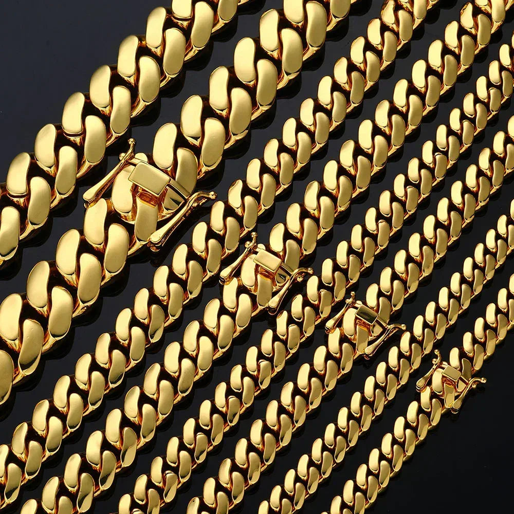Polished Cuban Link Chain for Men – S925 Sterling Silver Minimalist Luxury Hip Hop Necklace - CaratixJewelry