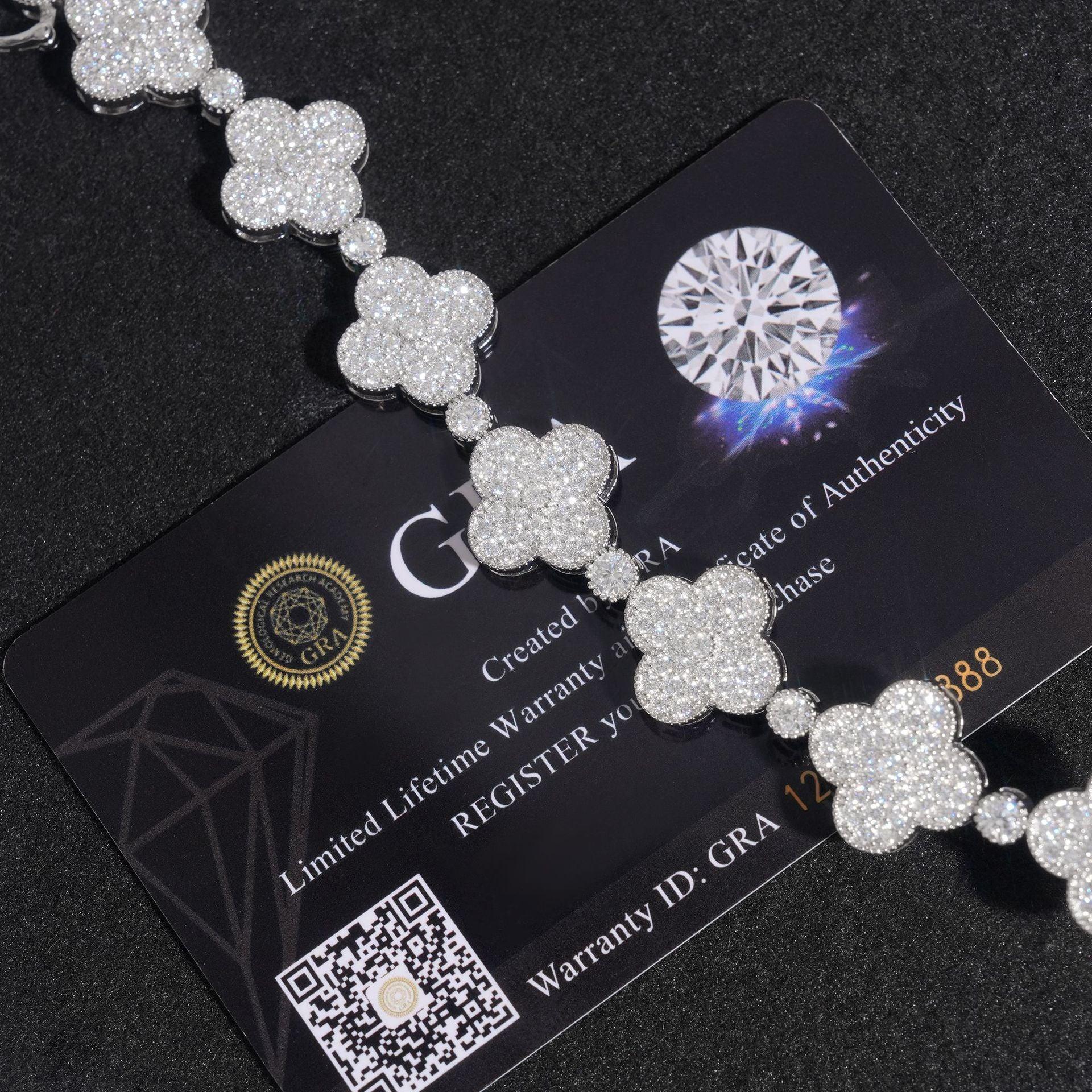 15mm Moissanite Cuban Link Necklace | S925 Silver Luxury Jewelry - CaratixJewelry