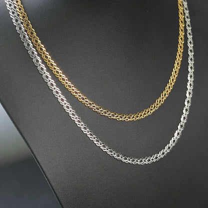 Custom 4mm Stainless Steel Keel Chain Hip Hop Jewelry for Men | Caratix - CaratixJewelry