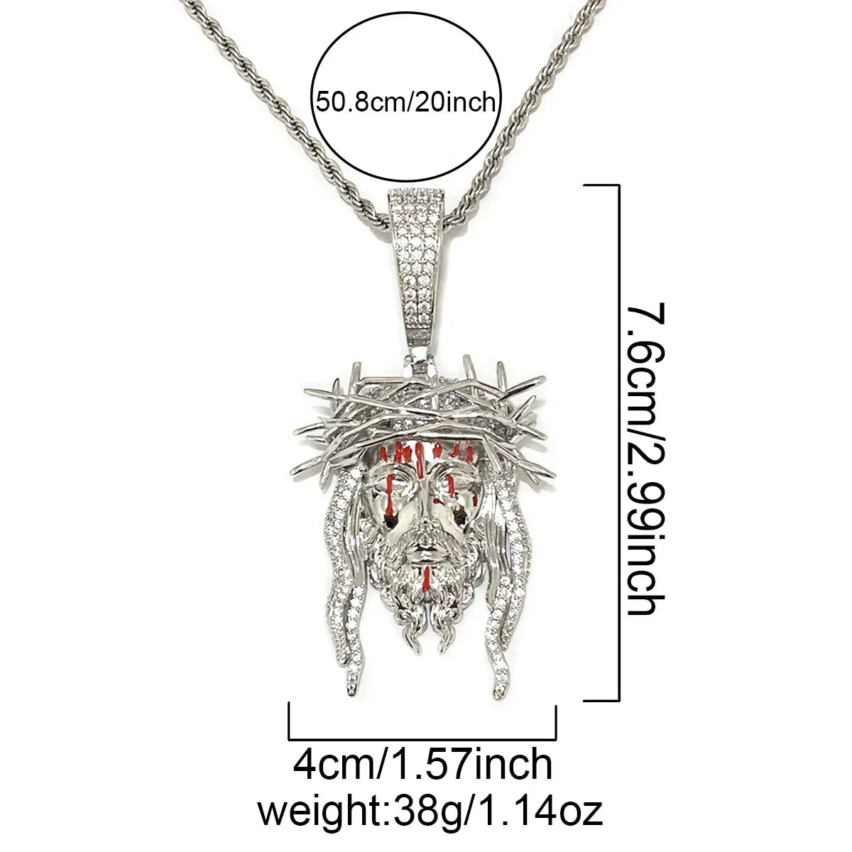 High Polish "Horned Elder" Pendant | Men's Punk Hip Hop Necklace - CaratixJewelry