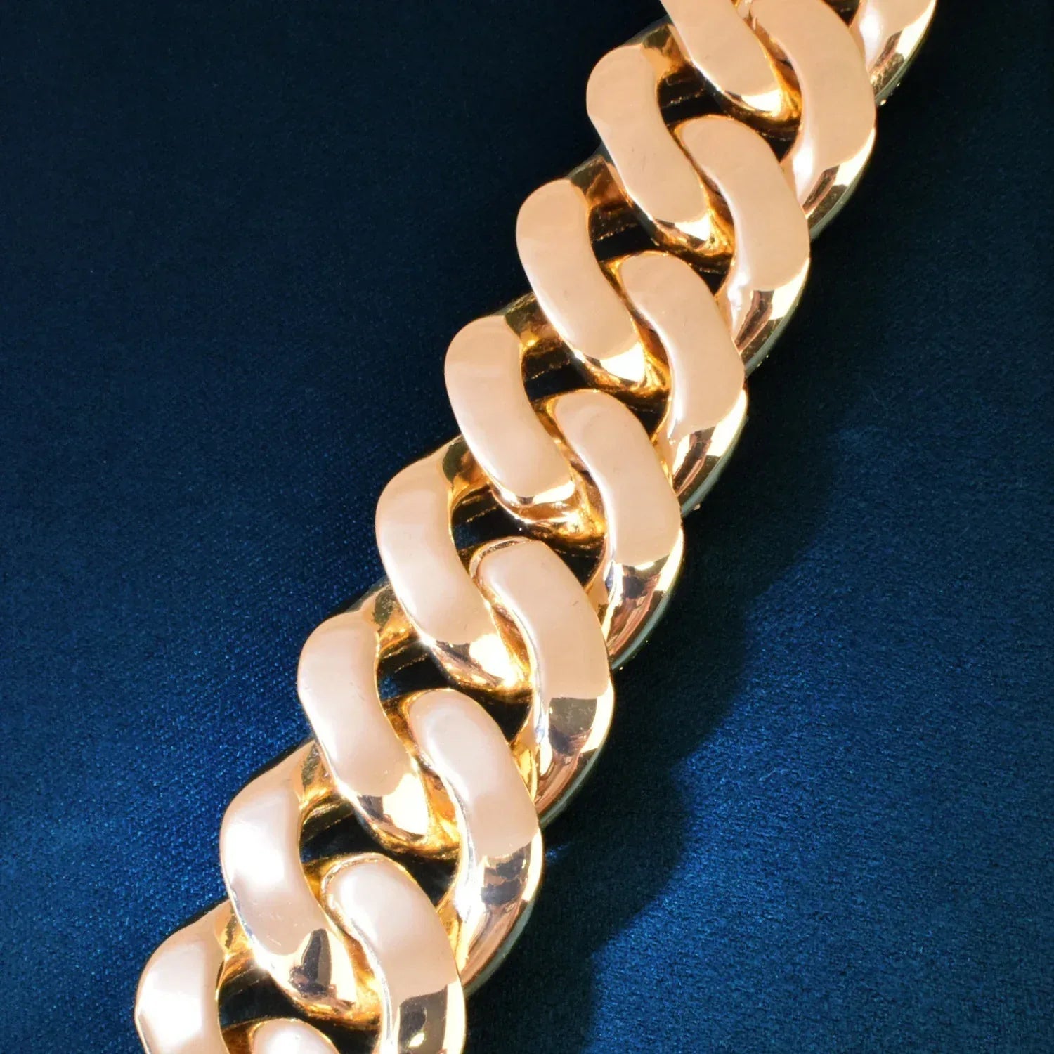 25mm Iced Out Bubble Cuban Chain Necklace with Copper & Zircon - CaratixJewelry