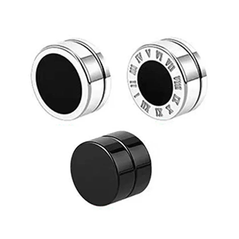Unisex Geometric Magnetic Earrings - Luxury Stainless Steel