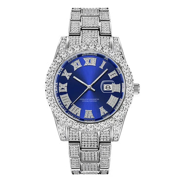 Luxury Top Brand Hip Hop Iced Out Watch | Full Men's Quartz Wristwatch | Reloj Hombre 2026 | Male Gold Clock Gift | Drop Shipping | Caratix - CaratixJewelry