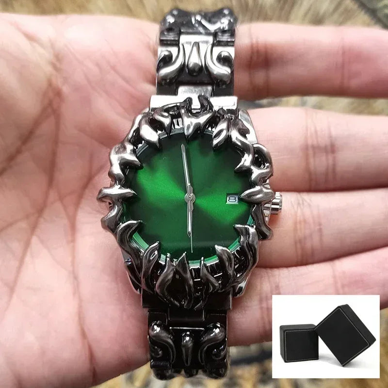 Classic Retro Claw Style Y2K Watch for Men | Alien Advanced Ins Niche Design | Cool European & American Fashion Iced Out Watch | Caratix - CaratixJewelry