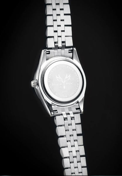 Luxury Women's Stainless Steel Watch | Japan Movement Ladies Quartz Wristwatch | Waterproof Calendar Iced Out Watch | Reloj Mujer | Caratix - CaratixJewelry