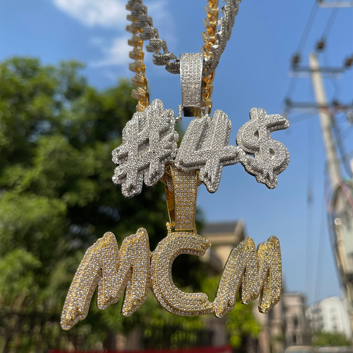 Trend Luxury Design Iced Out Personalized Custom Name Necklace Pendant - Premium Custom Jewelry