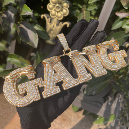 Thorn Crown Edition Iced Out Personalized Custom Name Necklace Pendant - Luxury Custom Jewelry