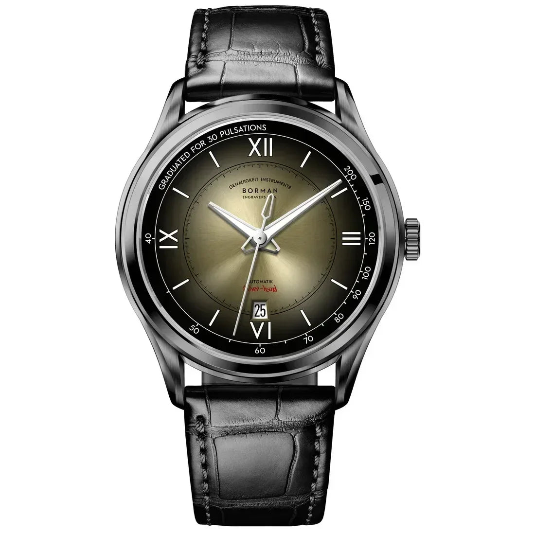 Luxury Men's Automatic Watch | Mechanical Gradient Dial Iced Out Watch | 2026 Fashion Waterproof Sapphire Wristwatch | Auto Date Male Dress Clock | Caratix - CaratixJewelry