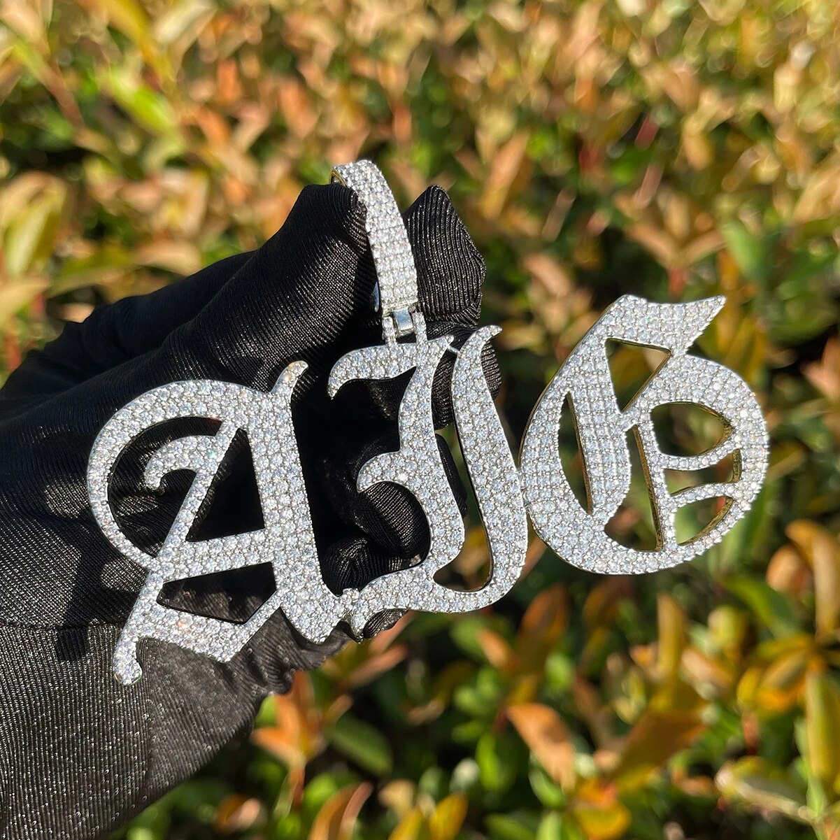 Thin Luxury Iced Out Personalized Custom Name Necklace Pendant - Premium Custom Jewelry