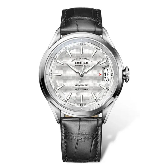 Luxury 43.5mm Men's Automatic Watch | Vintage Mechanical 5Bar Waterproof Clock | Sapphire Mirror Iced Out Watch | 2026 New Business Luminous Timepiece | Caratix - CaratixJewelry