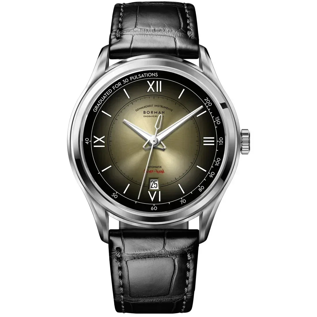 Luxury Men's Automatic Watch | Mechanical Gradient Dial Iced Out Watch | 2026 Fashion Waterproof Sapphire Wristwatch | Auto Date Male Dress Clock | Caratix - CaratixJewelry