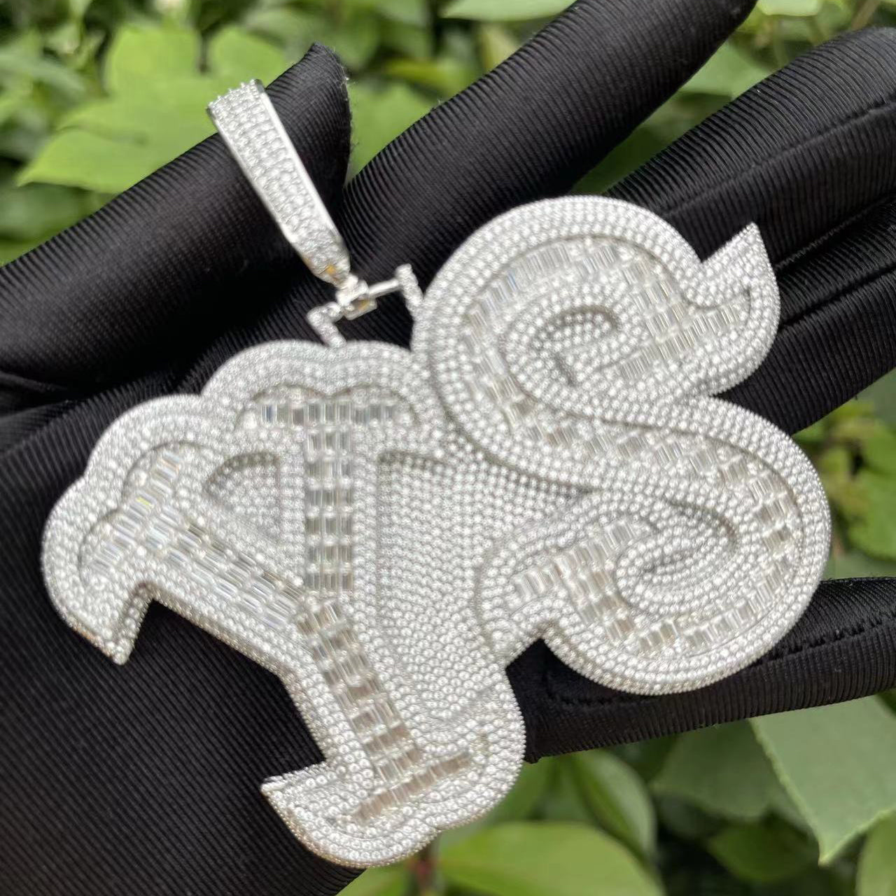 Luxury BIG Iced Out Personalized Custom Name Necklace Pendant - Premium Custom Jewelry