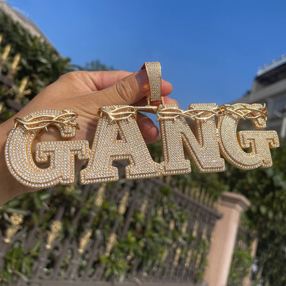 Thorn Crown Edition Iced Out Personalized Custom Name Necklace Pendant - Luxury Custom Jewelry